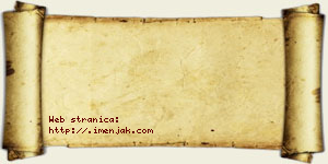 Nadja Beranović vizit kartica